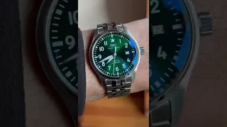 2023 IWC Mark XX Green #watch #iwc #iwcpilotswatch #iwcmarkxx