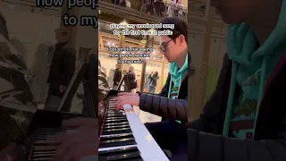 didn’t expect to get a public reaction like this… 🥲🥹 #piano #music #song #public #reaction