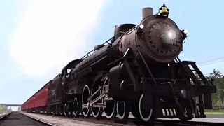 Trainz Simulator 3 gameplay | American steam locomotives 🇺🇸