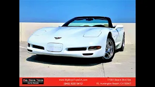 Spectacular 1999 Chevy C5 Corvette convertible (White).