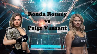 Ronda Rousey vs. Paige Vanzant | UFC 4 Gameplay | BUGFISCH GAMING