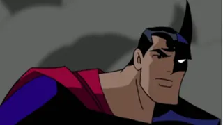 Batman and Superman casually fighting and talking about Shazam | Justice League unlimited