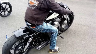 Harley Forty Eight mit Vance+Hines und Thor Cat System