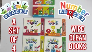 My first Numberblocks & Alphablocks . A Wipe-Clean books 📚