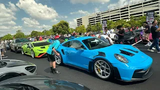 BEST OF Supercar Sounds in Miami 2024 ! 812 mansory, Bugatti Chiron, 488 pista, aventador svj