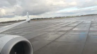 Ryanair FR1014 Boeing 737-8200 EI-HAW Takeoff from Prague | DE-ICING