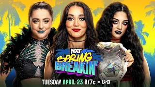 Lyra Valkyrie vs Roxanne Perez vs Tatum Paxley - NXT Spring Breakin' 23/04/24 (PT-BR)