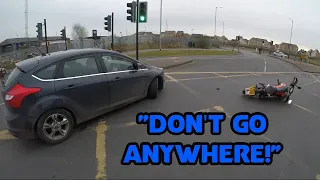 "Don't Go Anywhere!" UK Bikers VS Crazy, Stupid People and Bad Drivers #171