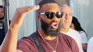 HE CROSSED THE LINE - TYRON WOODLEY HEATED AFTER NEAR BRAWL WITH JAKE PAUL TEAM