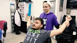 ASMR Turkish Barber Face, Head and Body Massage