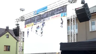 Promítání hokeje v Klatovech