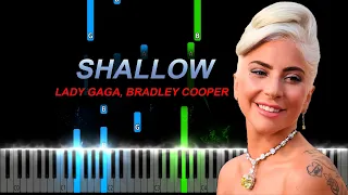 Lady Gaga, Bradley Cooper - Shallow (A Star Is Born) Piano Tutorial