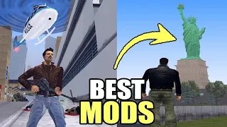 GTA 3 Best Mods - Statue of Liberty, Infinite Health Cheat, GTA 4 Animations, Minigun Mod