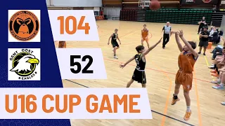 U16 Bavi Vilvoorde vs Gent-Oost Eagles: 104-52 (Beker van Vlaanderen🏆)