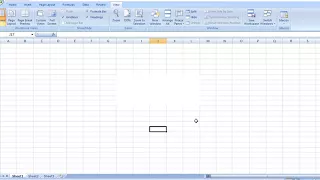 excel grid line missing !