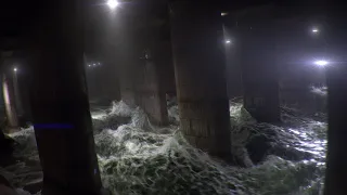 Tokyo sewer tsunami - CGI animation