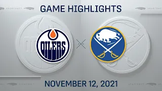 NHL Highlights | Oilers vs. Sabres - Nov 12, 2021