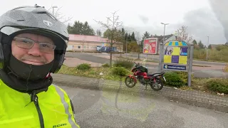 Honda CB 125 F auf Wanderfahrt