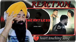 Reaction Heartless ( Official 4K Music Video ) Raman Maalh | Drill Smoke | New Punjabi Song 2024