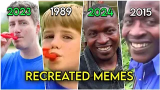 All recreated memes in one video