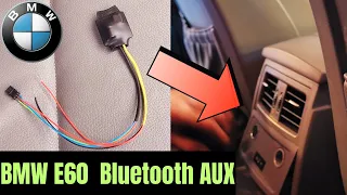 BMW E60/E61 DIY Bluetooth module installation (This bluetooth model sounds very good)