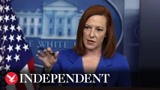 Live: White House press secretary Jen Psaki holds briefing