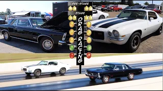 1970 Chevrolet Camaro Z28 vs 1965 Pontiac GTO | STOCK DRAG RACE