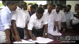 thirumavalavan  againts to sign for sri lanka rajapaksa - DINAMALAR