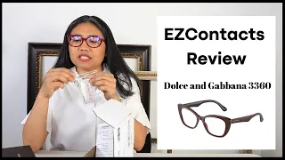 EZContacts Review Authentic or fake? Dolce and gabana 3360 | D&G3360 eyeglasses