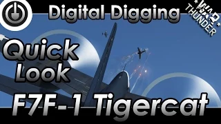 War Thunder F7F-1 Tigercat Gameplay and Review.