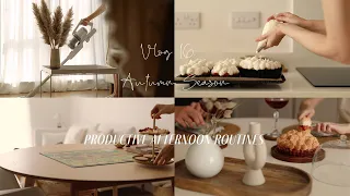 Slow Living Afternoon Tea Cake | Productive Autumn Afternoon Routines | Asmr | Aesthetic Silent Vlog