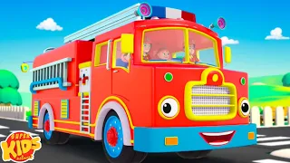 Wheels On The Fire Truck & More Fun Vehicle Nursery Rhymes & Songs for Kids