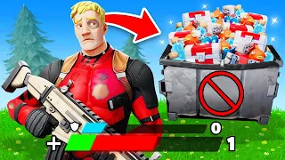 The NO HEALING CHALLENGE in Fortnite!