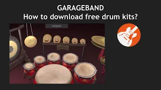 Download FREE Garageband Drums - HOW?