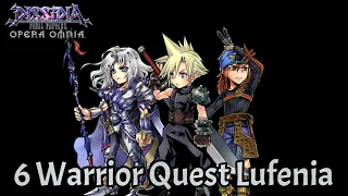 【DFFOO】6 Warrior Quest Lufenia Stage Lv.200 (P.Cecil, Cloud, Keiss)