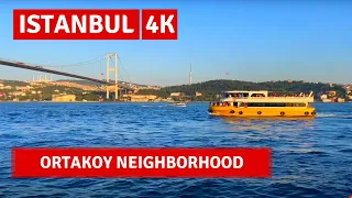 Istanbul 2022 Ortakoy 31 July Walking Tour|4k UHD 60fps