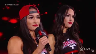 WWE Ronda Rousey Roasts Nikki Bella Knocking Down Doors