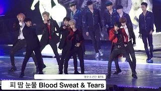 방탄소년단 BTS[4K직캠]피 땀 눈물 Blood Sweat & Tears@1119 Rock Music