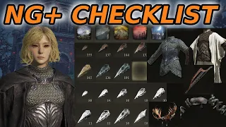 NG+ Checklist - Things to do before NG - Preparing for NG+ - Elden Ring