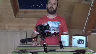 Shoulder video rig part1: My new camera Panasonic GH3 and Ginirig shoulder rig