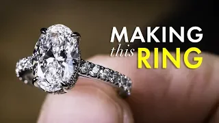 Platinum Diamond Ring - How They Are Made by Hand