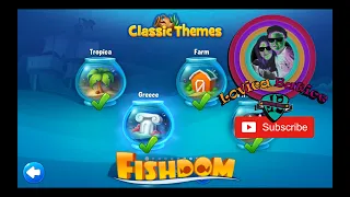 Fishdom - First World - Classic Themes - Tropica, Greece, Farm and Pirate Ship - All Decorations