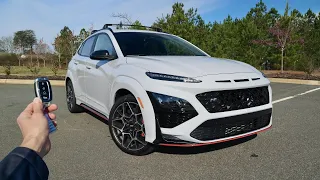 2023 Hyundai Kona N: Start Up, Exhaust, Launch Control, POV, Test Drive, Walkaround and Review