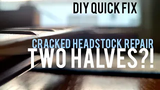 Quick FIX on a cracked Headstock!