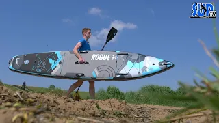 Bluefin ROGUE 12'6" im Test (2023): Steifes Touring-SUP mit extra vielen Features & Kompakt-Zubehör!