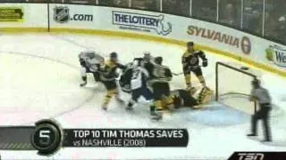 Top 10 Tim Thomas Saves (May 24 2011)