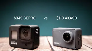 GoPro Hero 8 vs $119 Knockoff | Akaso v50 Pro