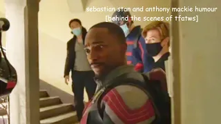 sebastian stan and anthony mackie humour pt. 2 [behind the scenes of tfatws]
