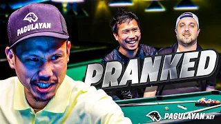 Alex Pagulayan PRANKED by Justin Hall