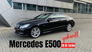 I bought a Mercedes E500 Coupe!